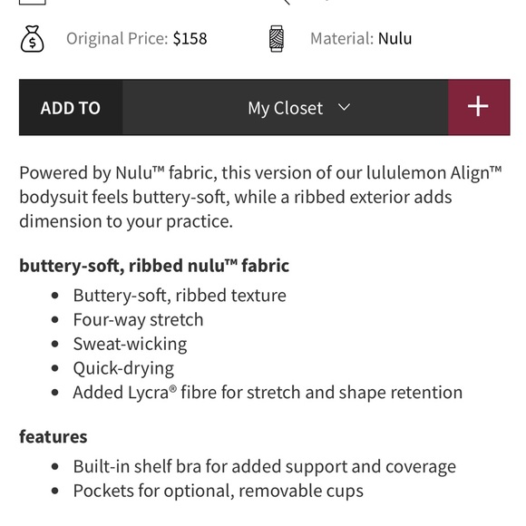 Lululemon Athletica Black Bodysuit - Picture 5 of 13